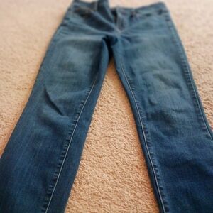 Buffalo David Bitton Blue Straight Leg Jeans High Rise Mollie Fit